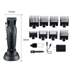Cortadora De Pelo Kemei Profissional Km-2296 Negra Negro