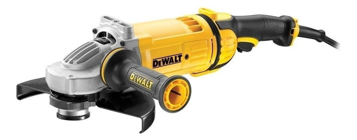 Amoladora Angular Dewalt Dwe4559 De 50 hz/60 hz Color Amarillo 2.4 kw 220 v + Accesorio