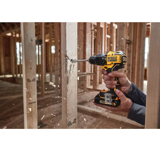 Taladro Percutor Atornillador Inalámbrico De 25.4mm Dewalt Dcd709b + Accesorio 60 Amarillo - Imagen 5