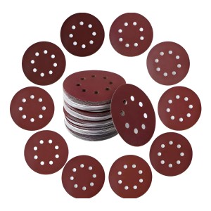 Set X50 Lijas 6 150mm Grano 40 80 120 180 Akrs1500511 Ingco