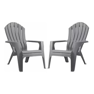 2 Sillones De Jardín Exterior Plástico Miami - Tyt