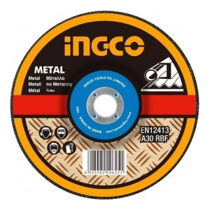 Disco Abrasivo Desbaste Metal 7 X 6mm Ingco Mgd601801