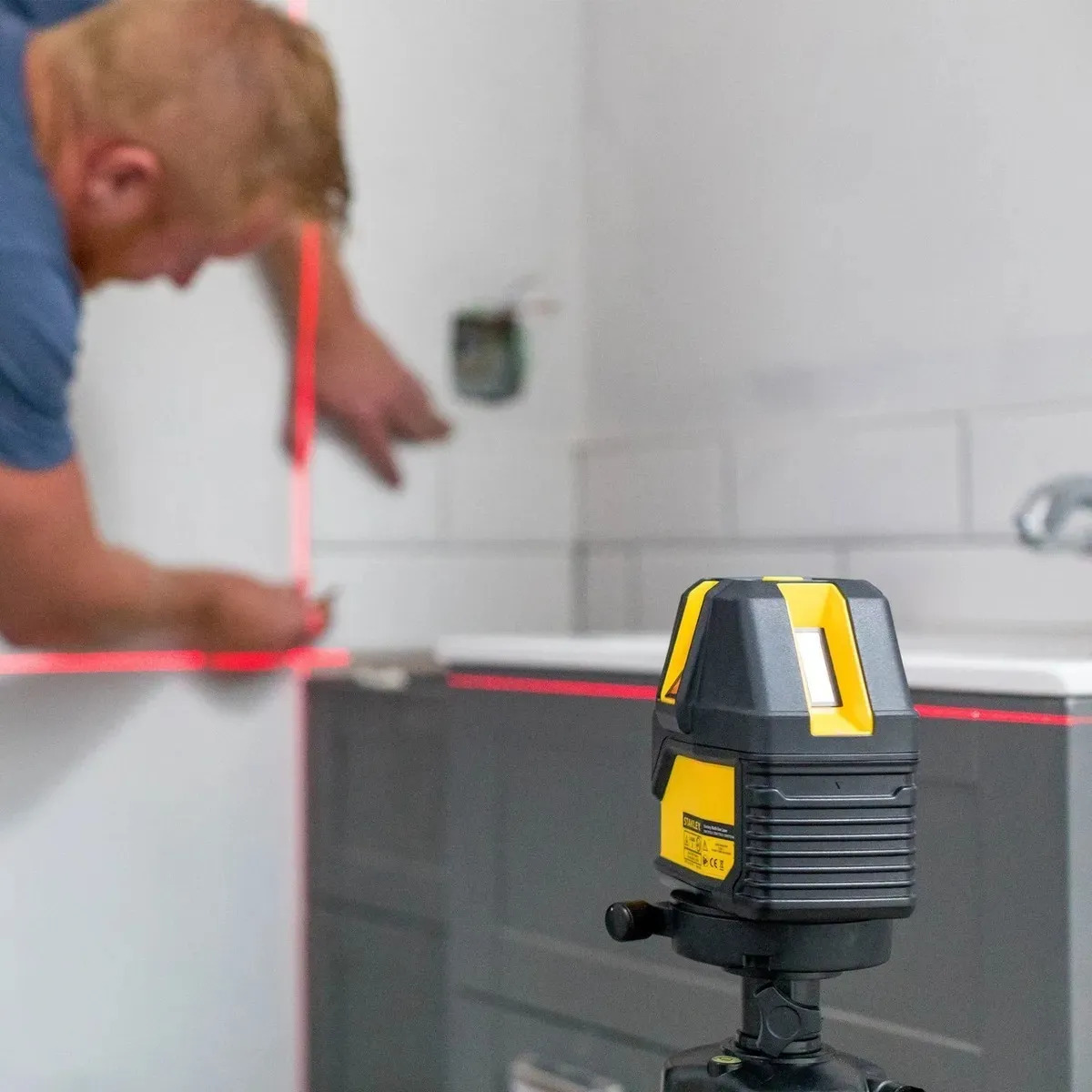 Nivel Laser Multi Lineas C/soporte 10m Stanley Stht77512-ar - Imagen 5