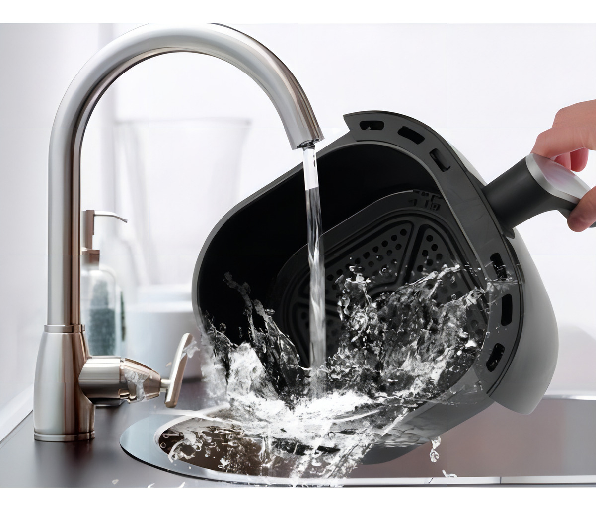 Freidora De Aire Cuori Modelo Creta Cuo3928 Color Negro - Imagen 3