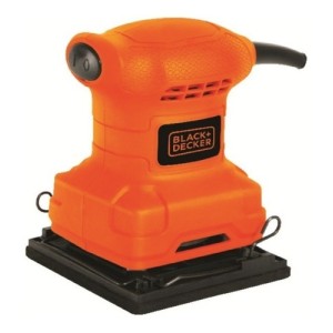 Lijadora Orbital 1/4 Pliego 200w Bs200-b2 Black + Decker Color Naranja