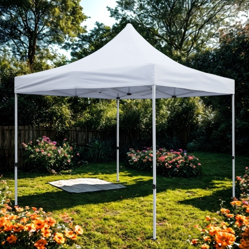 Gazebo Plegable Impermeable 3x3 Metros Estructura Unilux Color Blanco Fácil De Armar - Imagen 3