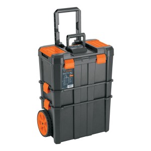 Caja Para Herramientas Truper Chp-1925r 3 En 1 Con Ruedas. Gris Oscuro