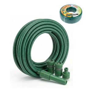 Manguera Para Riego Flexible Pvc Jardín Patio Eficiente Verde