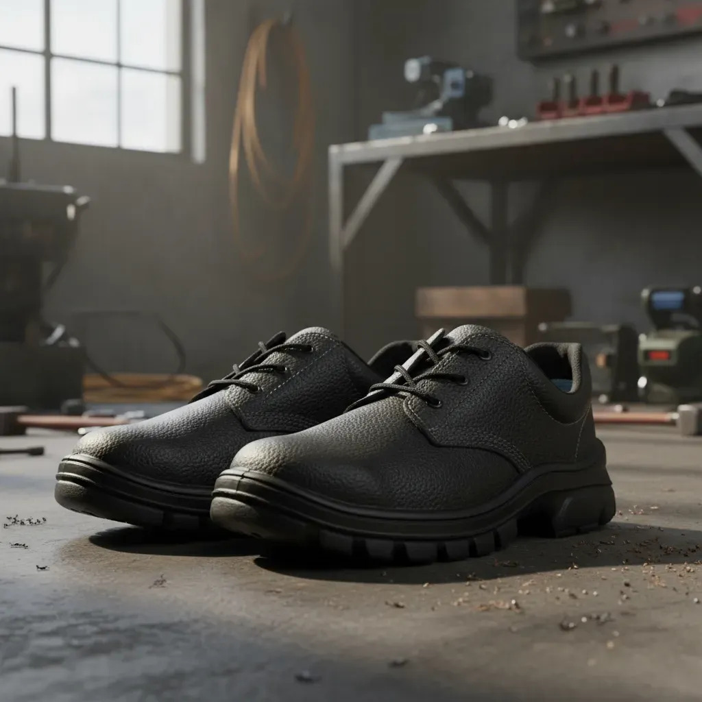 Zapato De Trabajo Con Puntera Acero Tyt Negro - Imagen 4