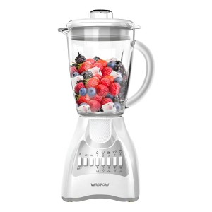 Licuadora 1.5l 650w Jarra Vidrio 10 Vel Wadfow Wzz4511t Blanco