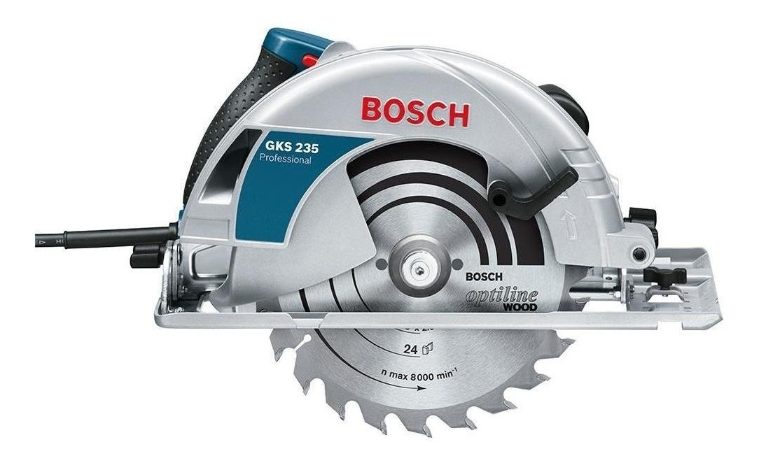 Sierra Circular Eléctrica Bosch Professional Gks 235 235mm 2.2kw Azul