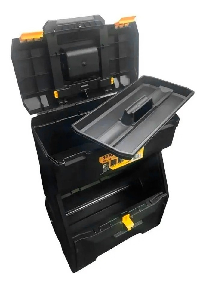 Caja Carro Organizador Stanley St18800 Porta Herramientas Negro