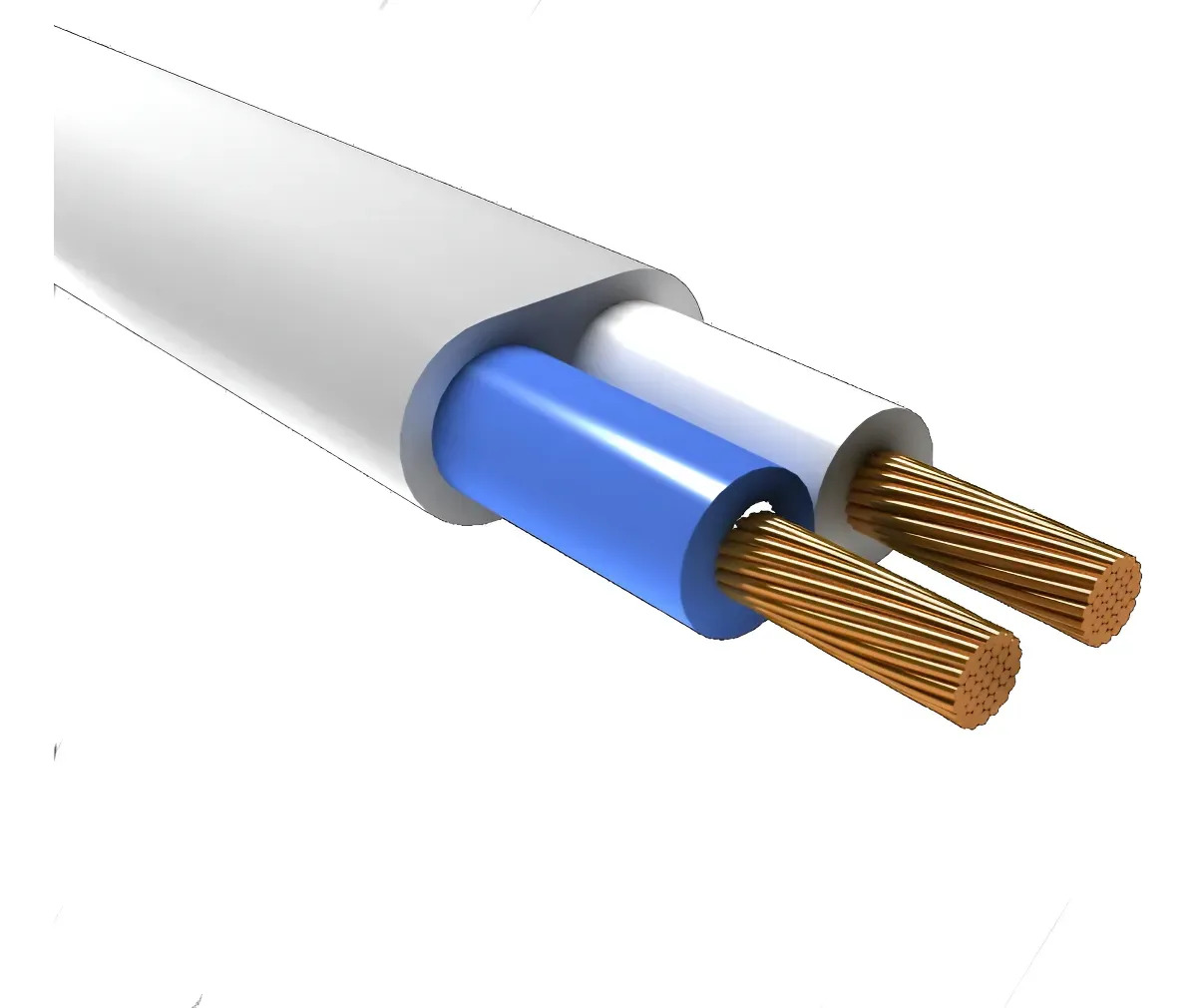 Cable Bajo Plastico 2x10 Rollo 100% Diors 50mt Super Plast