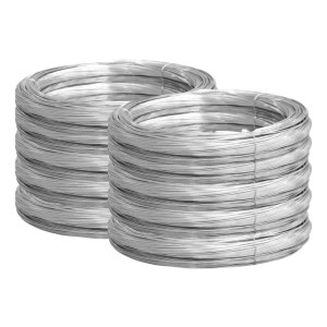 Alambre Galvanizado Calibre 14, 2,10 Mm, 10 Kilos Plateado