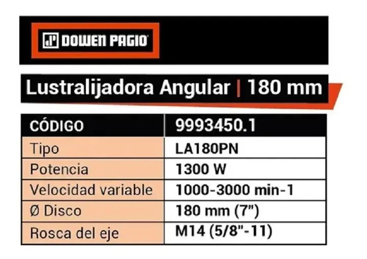 Pulidoras Lustradoras Taller Autos 1300 Watts Dowen Pagio - Imagen 2