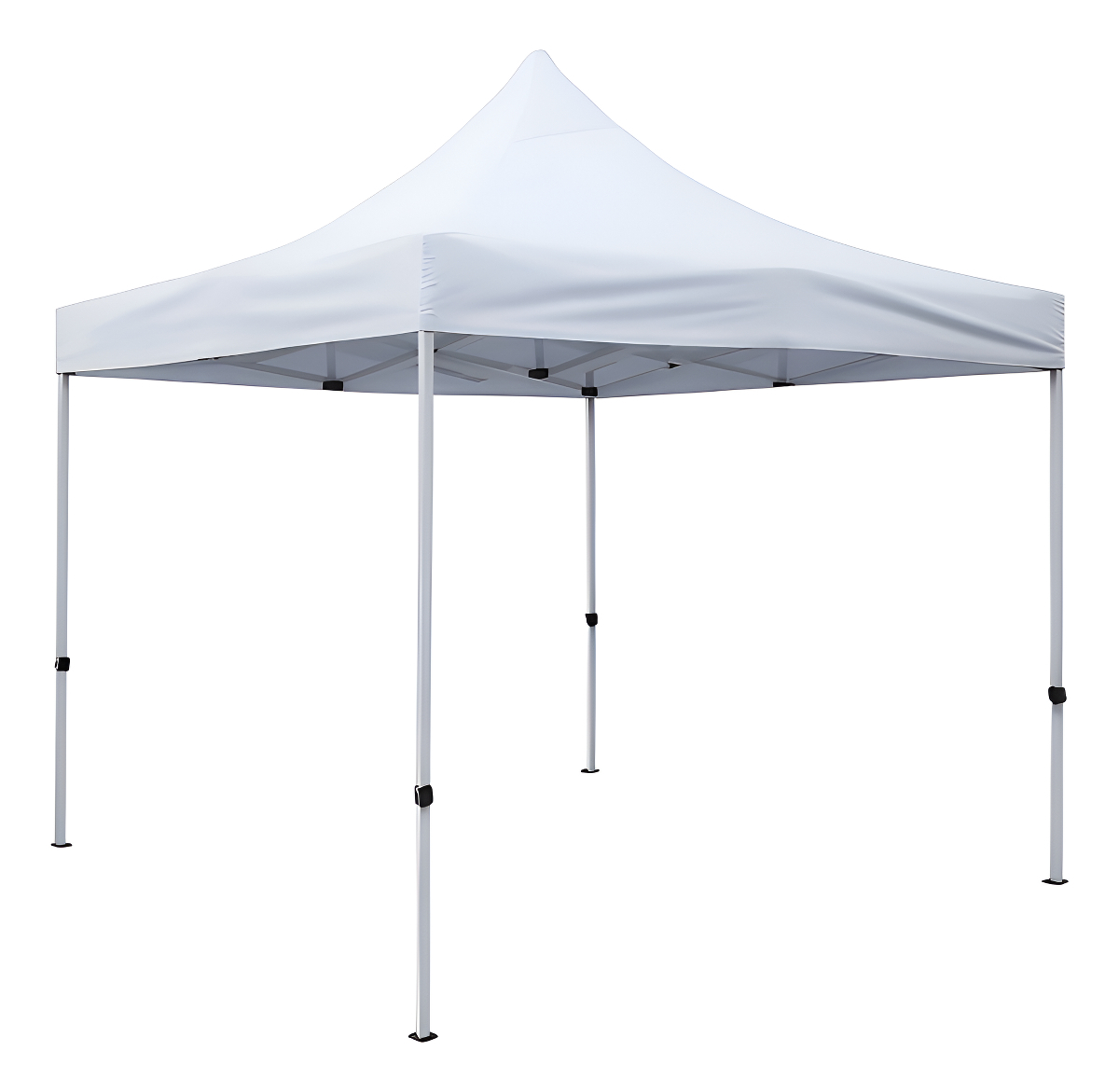 Gazebo Plegable Impermeable 3x3 Metros Estructura Unilux Color Blanco Fácil De Armar - Imagen 2