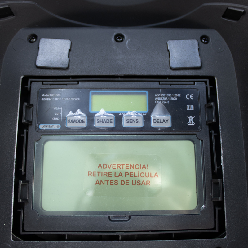 Máscara De Soldar Fotosensible True Color Lens Neo Color Blanco Liso - Imagen 5