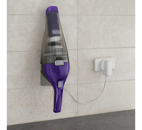 Aspiradora De Mano Black + Decker Litio Seco + Cepillo Color Gris - Imagen 4