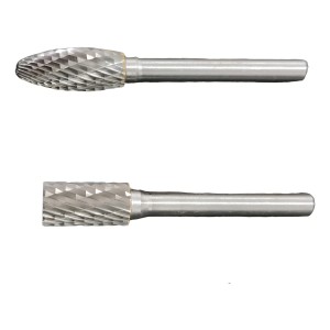 Kit De 2 Limas Rotativas Fresa De Carburo De Tungsteno Haste, 6 Mm 1/4