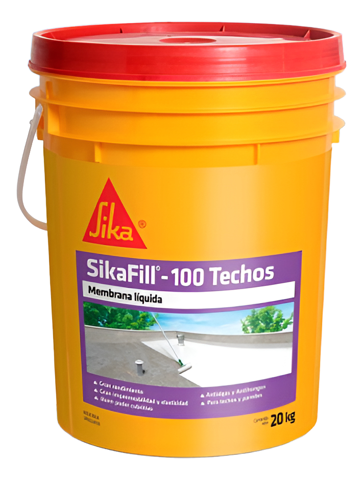 Membrana Liq Sikafill-100 Elastomérica 4 K Blanco Mate