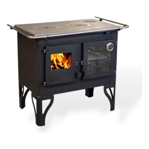 Calefactor Cocina A Leña Premium 110m2 Sefia Alicante