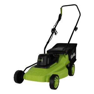 Cortacésped Eléctrico Forest & Garden 1700w Ancho Corte 40cm Bolsa Recolectora Verde