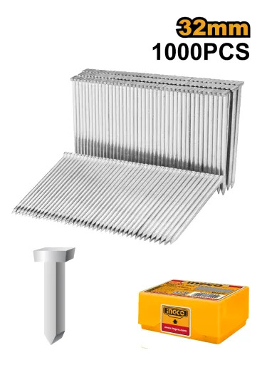 Clavos Concreto 32mm P/ Clavadora Acn18641 Ingco - Imagen 2