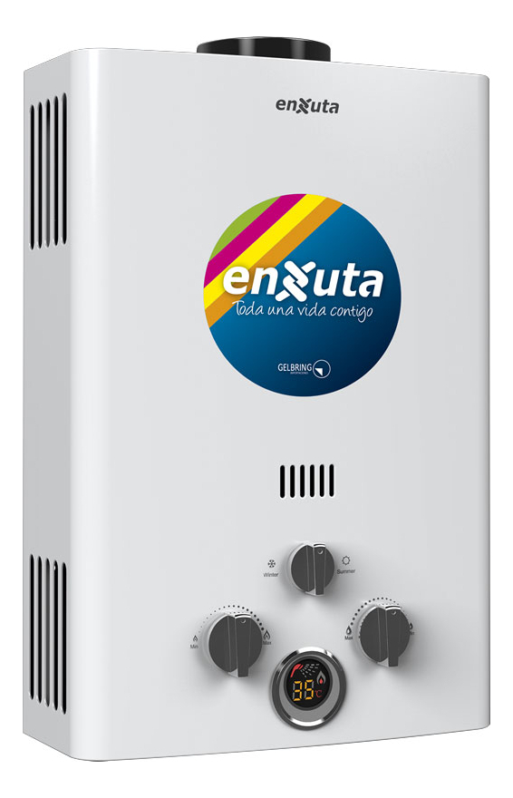 Calefon A Gas Enxuta Tenx6g Blanco