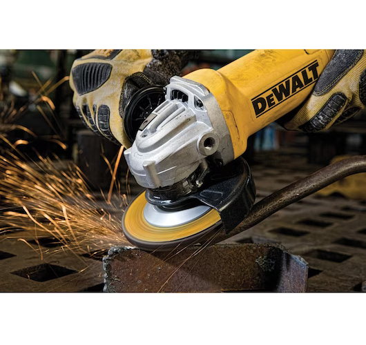 Amoladora Angular Dewalt Profesional Dwe4212-b2 De 50 hz Color Amarillo 1.2 kw 220 v + Accesorio - Imagen 7