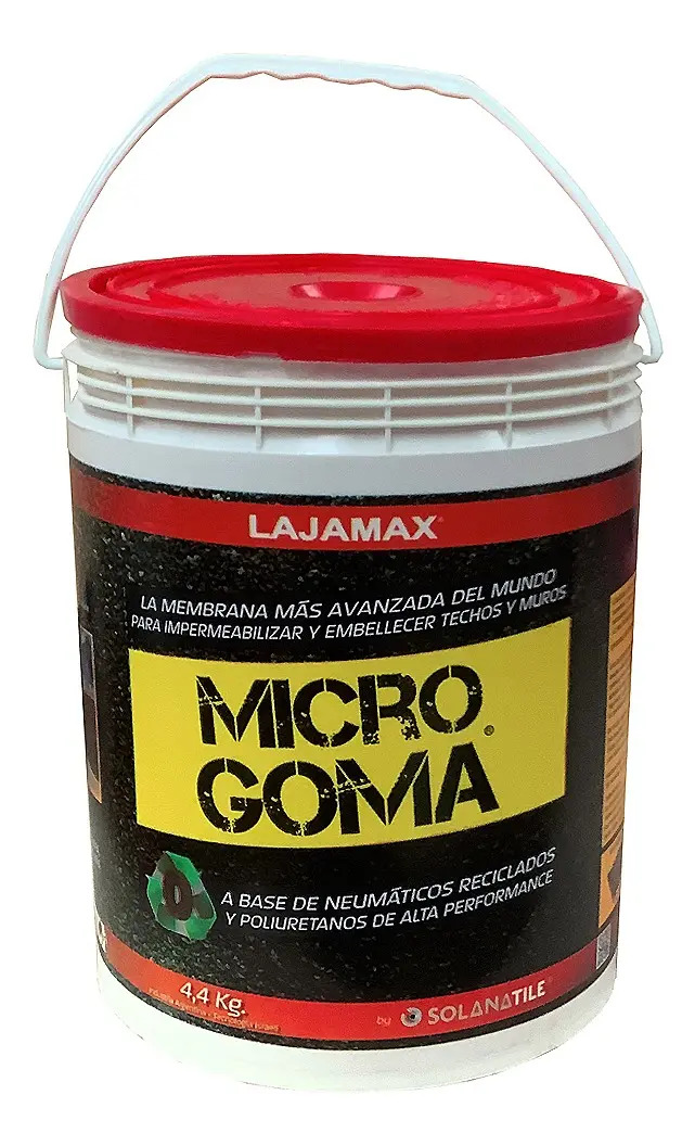 Microgoma Membrana Impermeabilizante Techos 4,4kg Solanatile Color Gris Claro