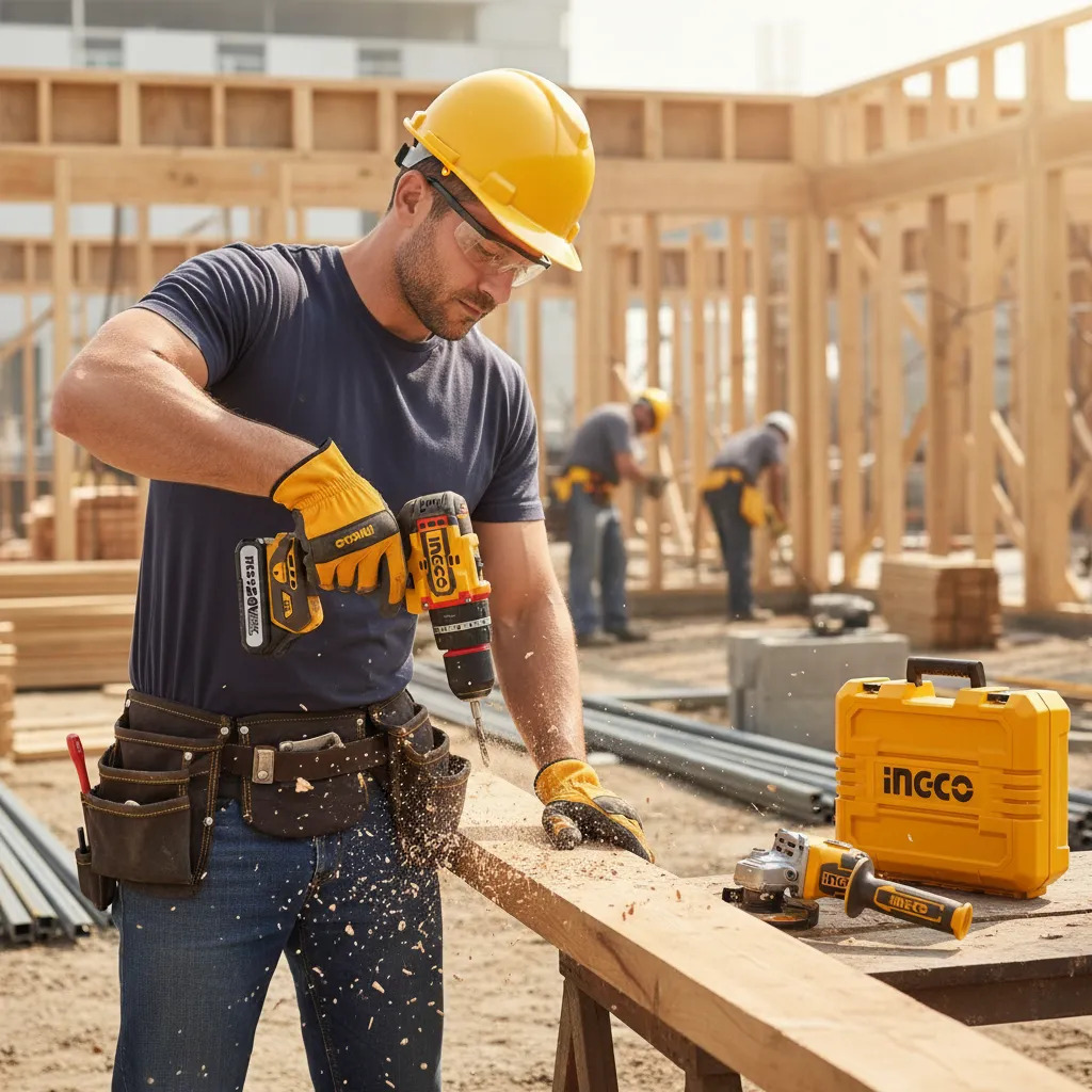 Ingco Cosli241291 Kit Taladro Y Amoladora En Estuche - Imagen 6