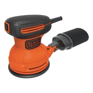 Lijadora Roto Orbital Black+decker Bdero100 Con Sistema Velcro Naranja 50hz 180w 50 Hz