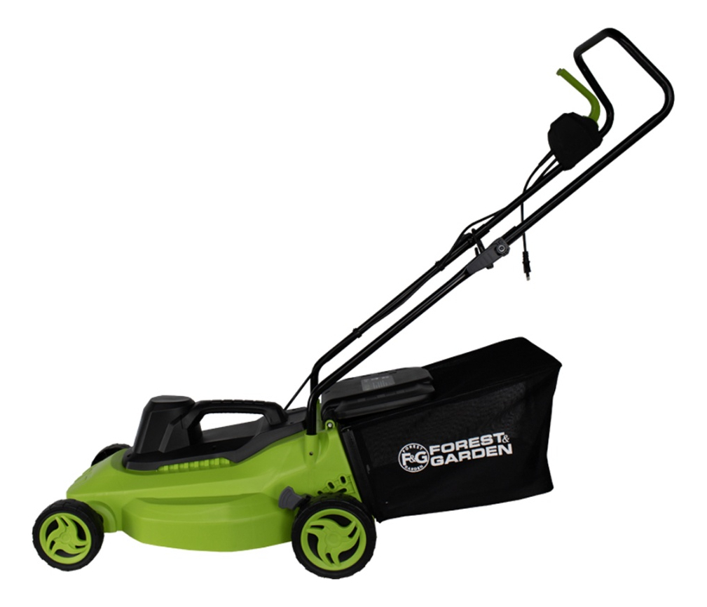 Cortacésped Eléctrico Forest & Garden 1700w Ancho Corte 40cm Bolsa Recolectora Verde - Imagen 2