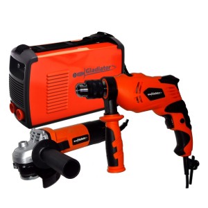 Soldadora 250 Amp. Taladro 810w Amoladora 800w Gladiator Tyt