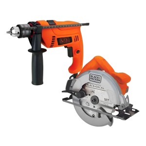Taladro Percutor 550w + Sierra Circular 1400w Black Y Decker