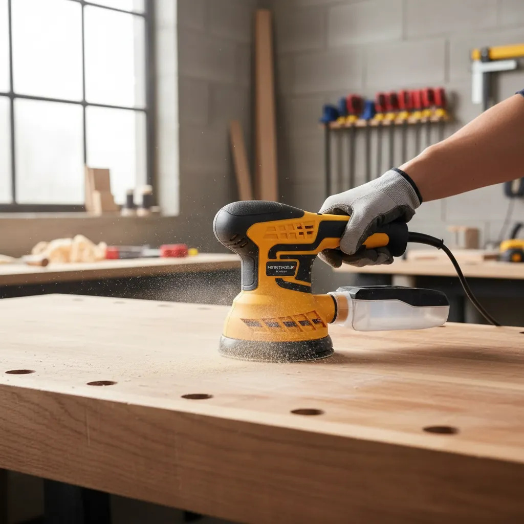 Lijadora Roto Orbital Aleatoria Circular 125mm 400w Martino - Imagen 4