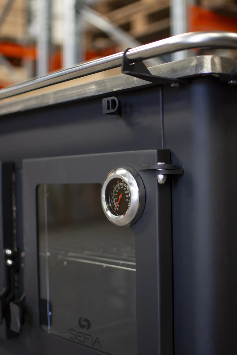 Calefactor Cocina A Leña Premium 110m2 Sefia Alicante - Imagen 5