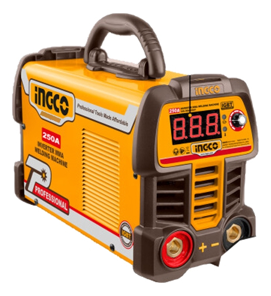 Soldadora Inverter 250amp Led Display Igbt Ingco Mma2506 Color Naranja Claro