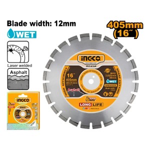 Disco P/ Maquina Pavimento 405mm 16 Asfalto Ingco Dmd064053