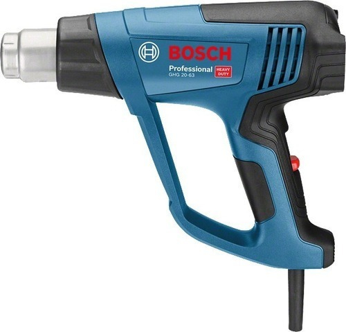 Pistola De Calor Ghg 20-63 Temp. 50 A 60° C, 2000 W, Bosch Azul - Imagen 2