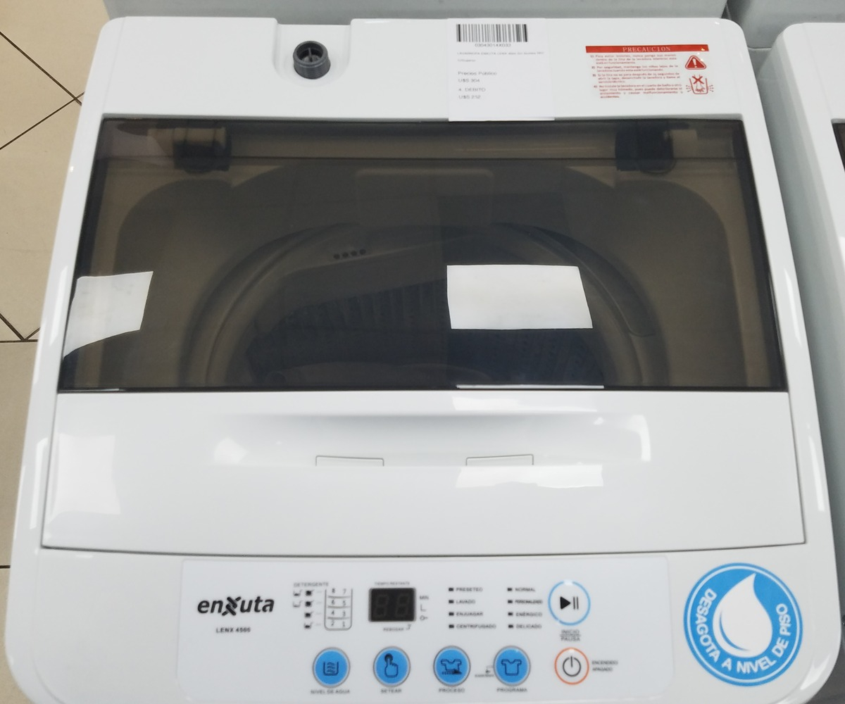 Lavarropas Enxuta Lenx4500 Automático Carga Superior 5kg Blanco - Imagen 3