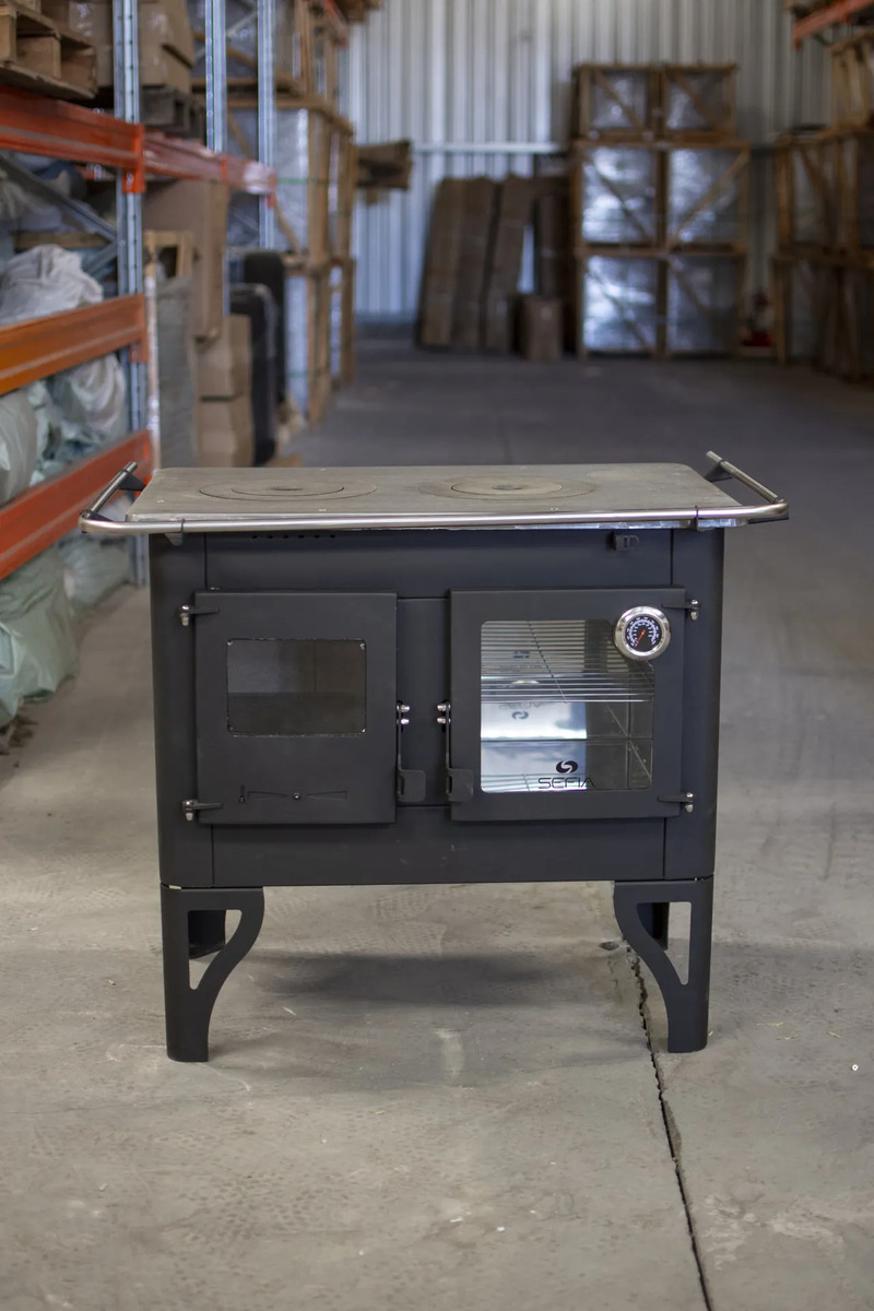 Calefactor Cocina A Leña Premium 110m2 Sefia Alicante - Imagen 4