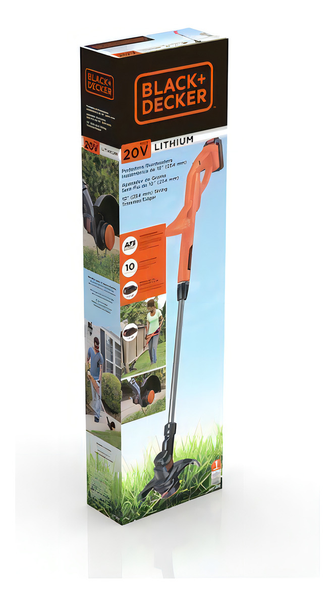 Podadora Bordeadora Black+decker Lst201 25cm 20v Inalámbrica Color Naranja - Imagen 3