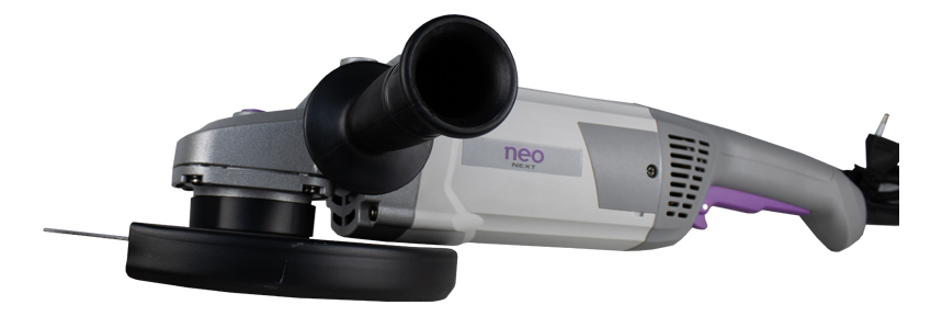 Amoladora Angular 230mm 2700w Neo Next Aa1223/4/220 Color Gris - Imagen 2