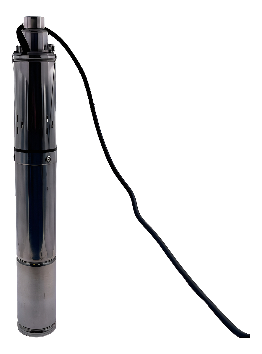 Bomba Sumergible Tipo Turbina 1 Hp - 50m Altura Montana Plateado