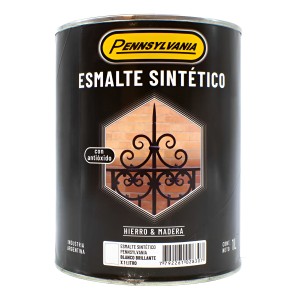 Esmalte Sintético Blanco Brillante Pennsylvania 1l Interior Exterior