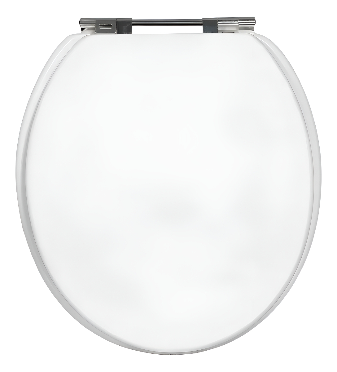 Tapa De Inodoro Water Madera Mdf Con Herrajes Metálicos Color Blanco