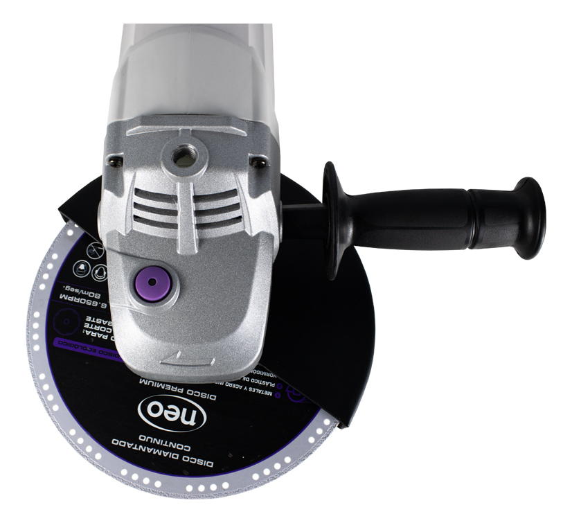 Amoladora Angular 230mm 2700w Neo Next Aa1223/4/220 Color Gris - Imagen 7