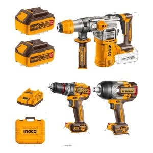 Kit Combo A Bateria + Accesorios + Valija Ingco Cosli250783