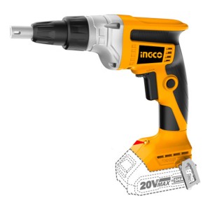Atornillador Ingco Para Yeso 20v + Bateria 2.0ah Cdsli204200 Color Amarillo Frecuencia 50-60hz 50 Hz X 60 Hz